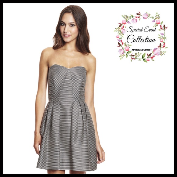 JILL STUART STRAPLESS PARTY COCKTAIL DRESS LBD A2C - Picture 2 of 8